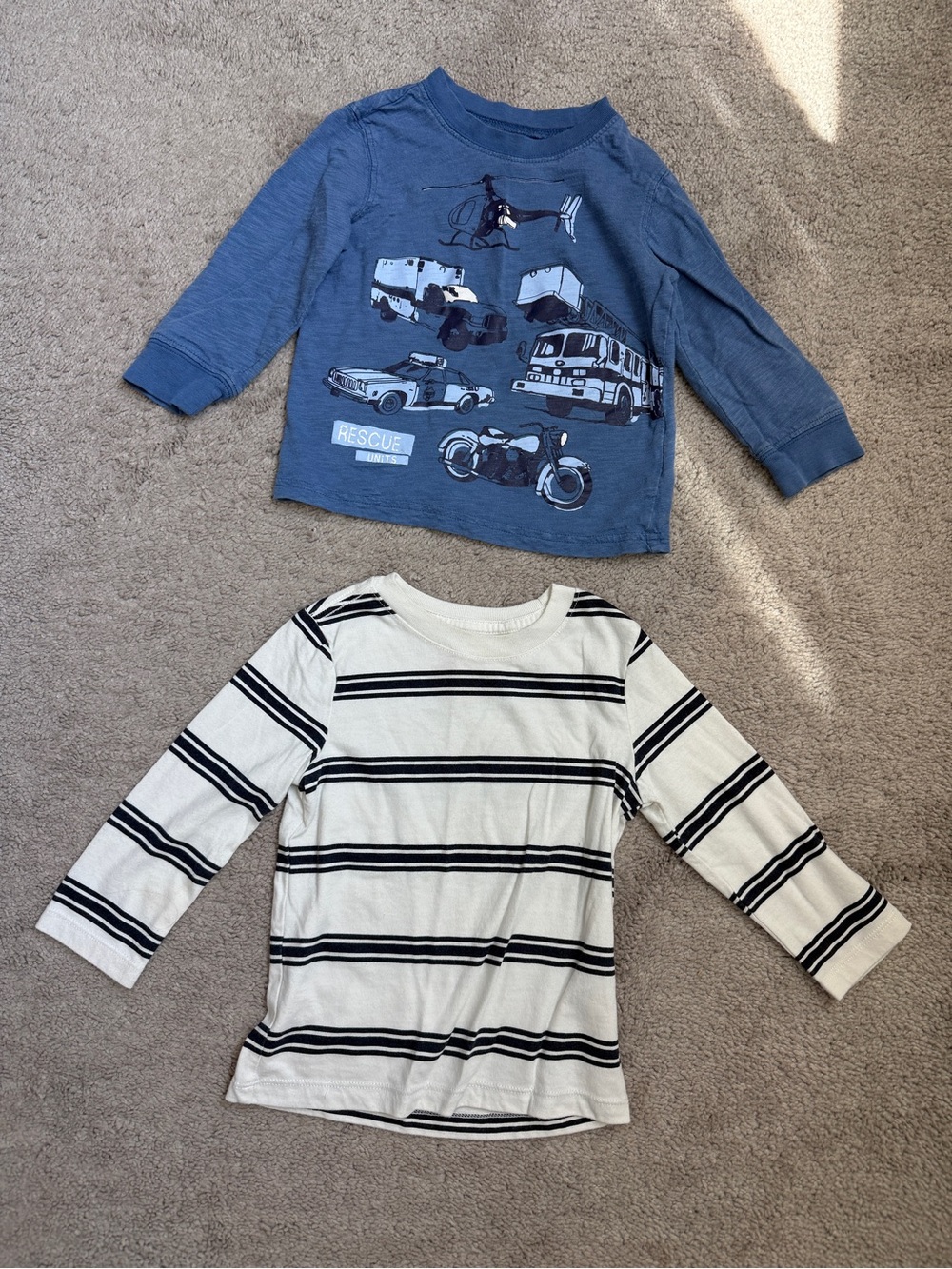 2 Toddler Long Sleeve Shirts – Size 2T